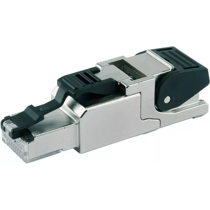 Telegärtner MFP8 RJ45 jungtis Cat.6a T568B ekranuota su dulkių dangteliu (J00026A2001)