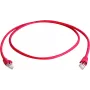 Telegärtner MP8 FS 600 kryžminis kabelis RJ-45 male į RJ-45 male 2 m SFTP Cat.7 raudonas