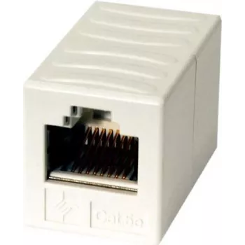 Telegärtner tinklo sujungimo adapteris RJ45 moteriškas į moterišką Cat.6A ekranuotas, Alpine White J00029A0062