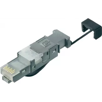 Telegärtner STX RJ45 kištukas Cat.6 ekranuotas be įrankių montuojamas vietoje, AWG 22-26, kabelio skersmuo 5,5-8,5 mm, 1 vnt. J80026A0003