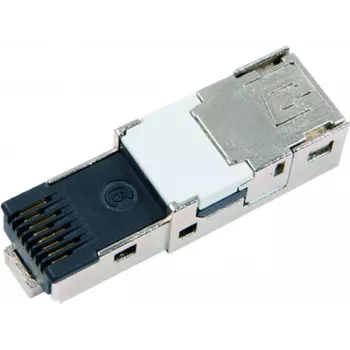 Telegärtner STX V1 RJ45 kištuko įdėklas Cat.6, tiesus, 8P8C, ekranuotas, be įrankių IDC, J80026A0004