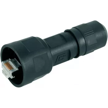 Telegärtner STX V1 RJ45 kištukų rinkinys plastikinis 1 variantas tiesus 8P8C juodas J80026A0009 1 vnt.