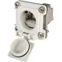 Telegärtner STX V6 RJ45 flanšinis jungties rinkinys, 6 variantas, 8P8C, ekranuotas, Cat.6A, IP67, šviesiai pilkas J00020A0483