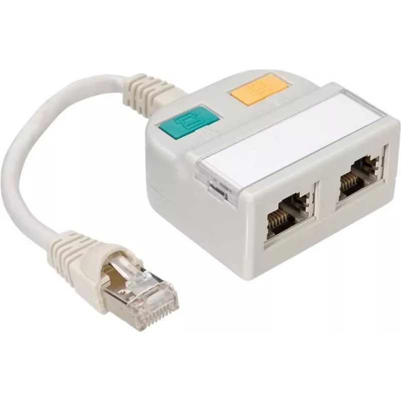 TELEGÄRTNER T-Adapteris Cat5e į 100Base-T/ISDN RJ45 skirstytuvas (J00029A0013)