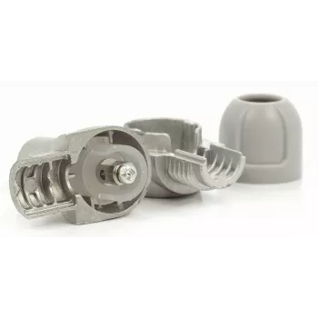 Televes 4131 Angled IEC TV Socket with FM and SAT Outputs
