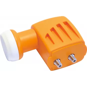 TELEVES 747802 Twin Universal LNB – 2 išėjimai, 0,1 dB triukšmo rodiklis, 40 mm įvadas