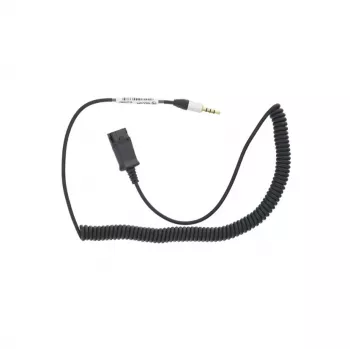 Tellur QD į Jack 3.5mm 4 polių adapterio laidas 2.95m juodas