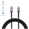 Tellur Type-C į Type-C laidas 3A 60W 1m juodas