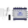 Telmor Multiswitch TT 5/8 Terminal – 5 įėjimai (4 SAT + 1 TER) į 8 išėjimus, DiSEqC 2.0, metalinis korpusas