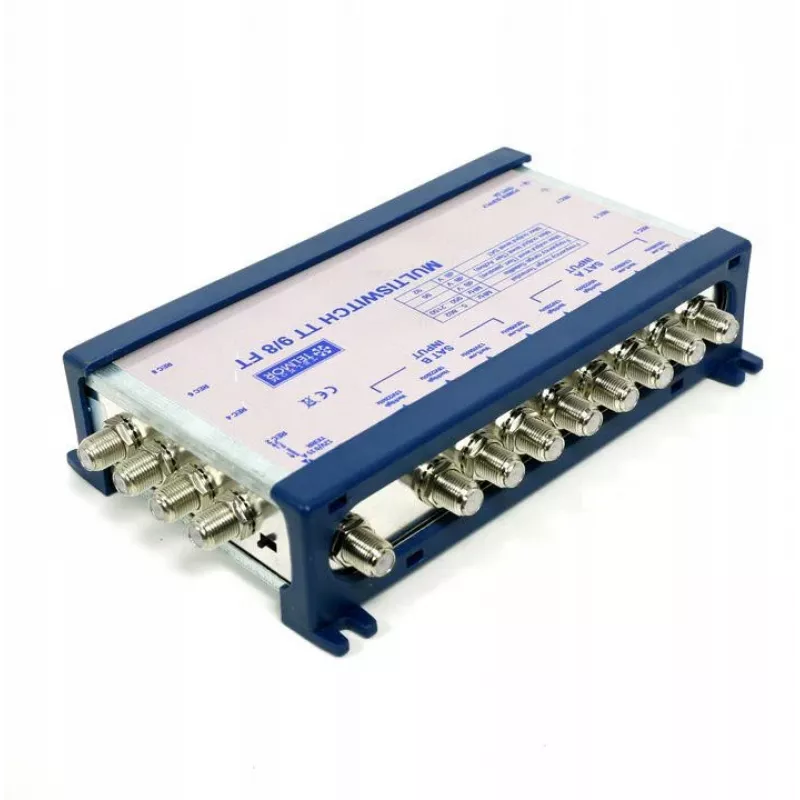 TELMOR Multiswitch TT 9/8 Terminal 8 palydoviniai įėjimai 1 antžeminis įėjimas 8 išėjimai