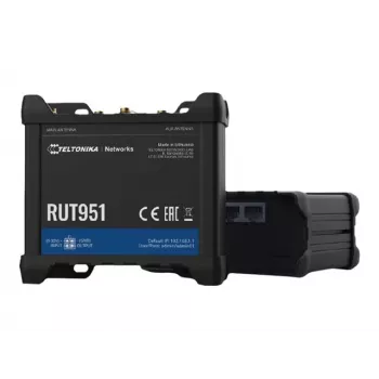 Teltonika RUT951 Dual SIM eSIM 4G LTE Cat 4 Wi-Fi maršrutizatorius su JK maitinimo šaltiniu