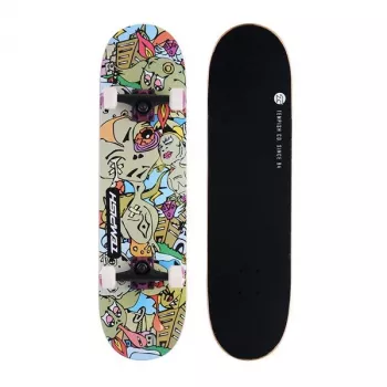 Tempish Crazzy Skateboard - 31 colio klevo lenta, ABEC-7 guoliai, 54mm 99A ratai