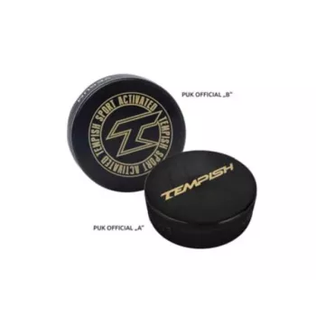 Tempish PUCK Official ledo ritulio ritulys – vulkanizuota guma, IIHF/NHL standartas