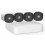 Tenda 4-Camera PoE NVR Surveillance Kit K4P-4TR su 4TB HDD, 4MP kulkos formos kameromis, H.265+, IP67, 30m naktinis matymas