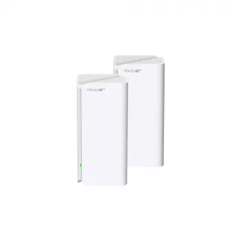 Tenda MX21 Pro (2 vnt.) Tri-Band Wi-Fi 6E AXE5400 tinklo sistema, balta, 3 vidinės antenos