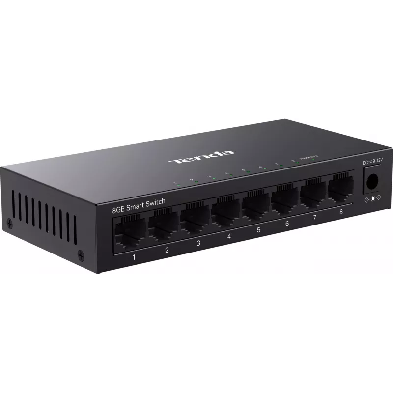 Tenda TEG2208D Web Smart L2 Cloud Managed Switch, 8x 10/100/1000 Mbps, Metal, Fanless