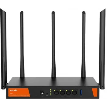 Tenda W30E AX3000 belaidis maršrutizatorius Gigabit Ethernet dviejų juostų (2,4 GHz / 5 GHz) juodas