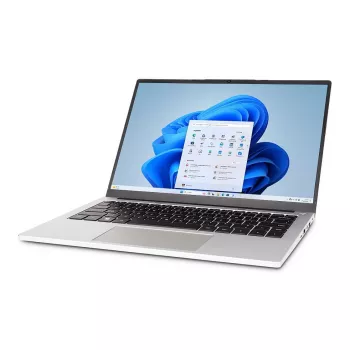 TERRA MOBILE 1410M 14.1 inch FHD IPS nešiojamas kompiuteris - Intel Core i5-1135G7, 8GB RAM, 250GB NVMe SSD, Windows 10 Pro, Wi-Fi 6, apšviesta vokiška klaviatūra, tamsiai pilka