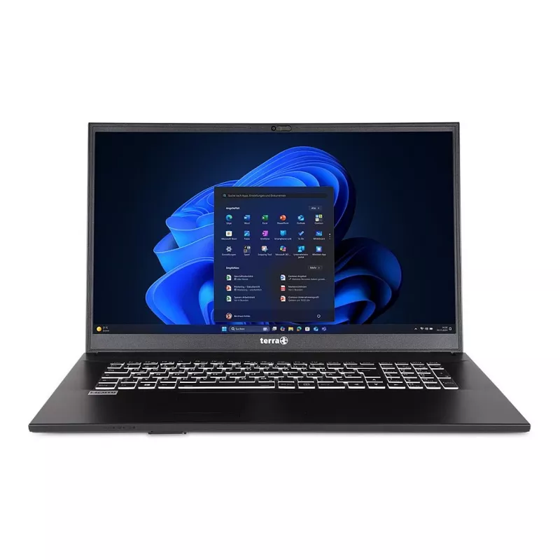 TERRA MOBILE 1716R nešiojamas kompiuteris 17,3 colio FHD IPS, Intel Core i5-1135G7, 8GB RAM, 500GB SSD, Windows 10 Pro, vokiška klaviatūra