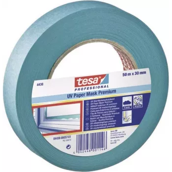 TESA 4438 mėlyna maskavimo juosta 50 m x 30 mm akriliniai klijai, 1 ritinys 4438-17-00
