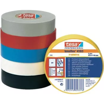tesaflex® 4163 PVC izoliacinė juosta 19 mm x 20 m juoda 4163-187-92