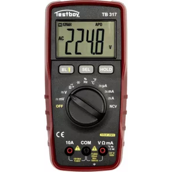 Testboy TB317 skaitmeninis multimetras CAT IV 1000 V True RMS 6000 rodmenų 61413000