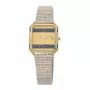 TETRA Women's Watch 1128-A 27mm Stainless Steel Case White Dial Black Leather Strap Quartz Analog