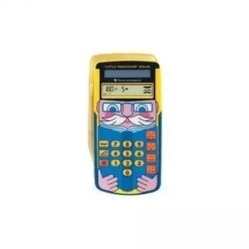 Texas Instruments Little Professor Solar mokomasis skaičiuotuvas, 50 000 uždavinių, 8 skaitmenų LCD, maitinamas saulės energija, įvairių spalvų