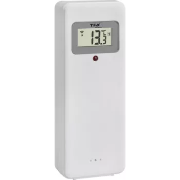 TFA 60.4521.01 XL radijo laikrodis su vidaus / lauko temperatūra