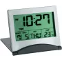 TFA Dostmann 98.1054 Quartz Alarm Clock Silver