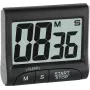 TFA Dostmann skaitmeninis virtuvės laikmatis ir chronometras - juodas - 99 min - plastikas - LCD - magnetinis (38.2021.01)