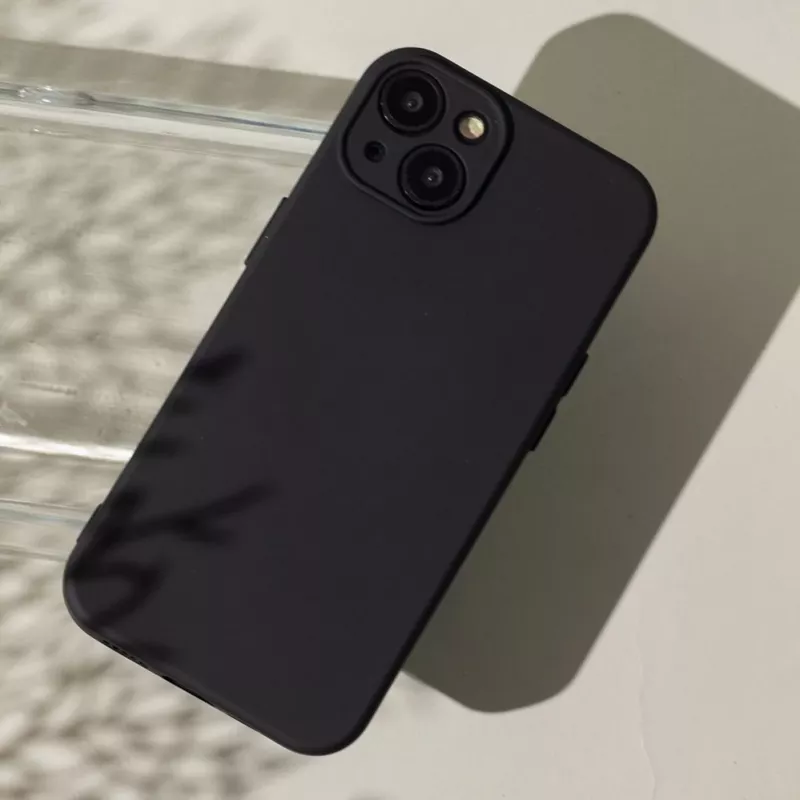 TFO silikoninis dėklas, skirtas Xiaomi Redmi A7 Pro - matinės juodos spalvos smūgiams atsparus galinis dangtelis