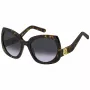 THE MARC JACOBS Moteriški akiniai nuo saulės MARC808S086 - Juodas acetatinis rėmelis, pilki gradientiniai lęšiai, 57 mm