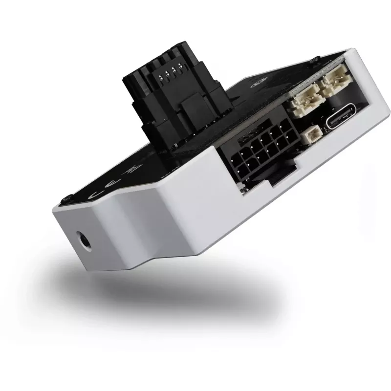 Thermal Grizzly WireView Pro II GPU galios stebėjimo įrenginys - baltas, atvirkštinis (12V-2x6-Pin, USB-C)