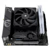 Thermalright AXP90-X36 juodas žemo profilio procesoriaus aušintuvas, 92mm PWM ventiliatorius, ITX, Intel ir AMD