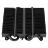 Thermalright AXP90-X36 juodas žemo profilio procesoriaus aušintuvas, 92mm PWM ventiliatorius, ITX, Intel ir AMD