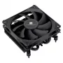 Thermalright AXP90-X36 juodas žemo profilio procesoriaus aušintuvas, 92mm PWM ventiliatorius, ITX, Intel ir AMD