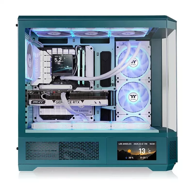 Thermaltake 6.0 inch LCD Panel Kit, skirtas View 600 TG – juodas, USB 2.0, 480x800, kompiuterio stebėjimas