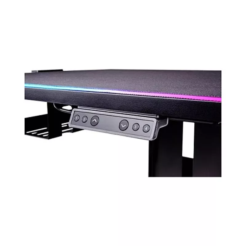 Thermaltake CycleDesk 100 GGD elektrinis reguliuojamo aukščio stalas su RGB, juodas