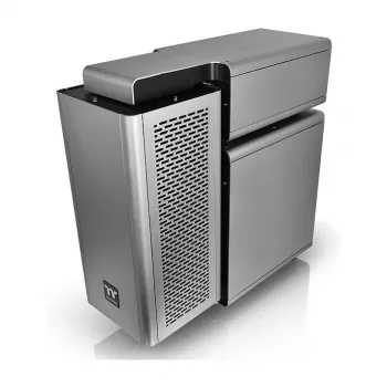 Thermaltake Level 20 Tempered Glass Edition pilno bokšto korpusas, pilka/juoda, ARGB ventiliatoriai