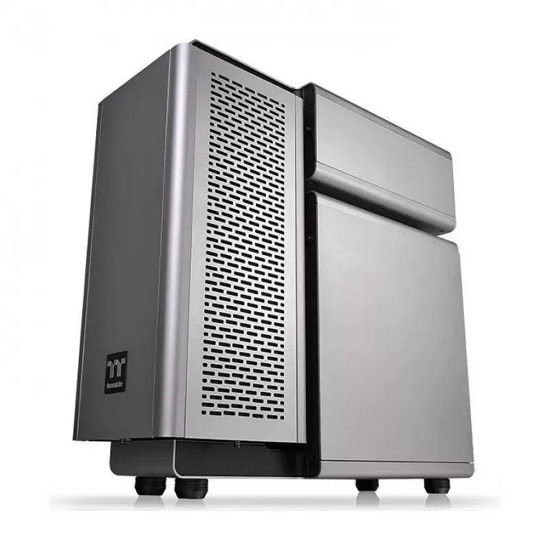 Thermaltake Level 20 Tempered Glass Edition pilno bokšto korpusas, pilka/juoda, ARGB ventiliatoriai