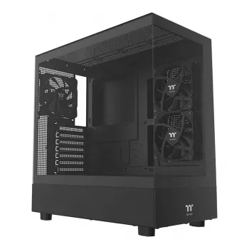 Thermaltake Pureline 270 Black Mid Tower Case su grūdinto stiklo plokštėmis