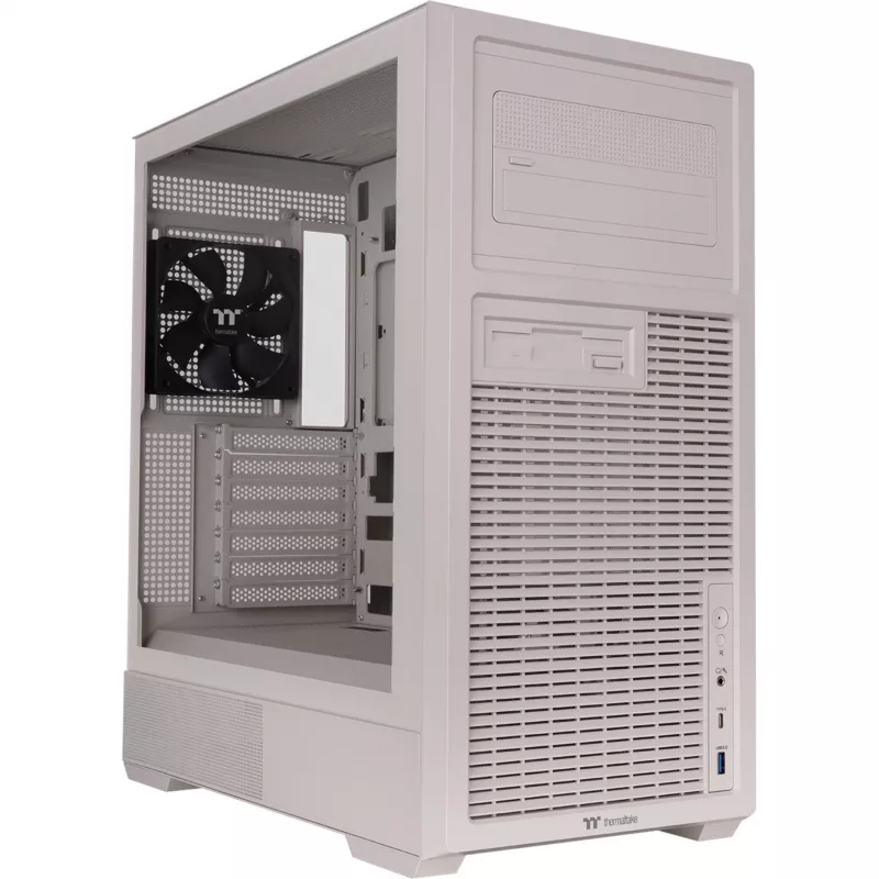Thermaltake Retro 360 Beige Mid Tower PC Case with Tempered Glass