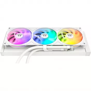 Thermaltake ST360 Ultra Snow White 360mm All-in-One Liquid Cooler su 2,1 inch IPS LCD ekranu