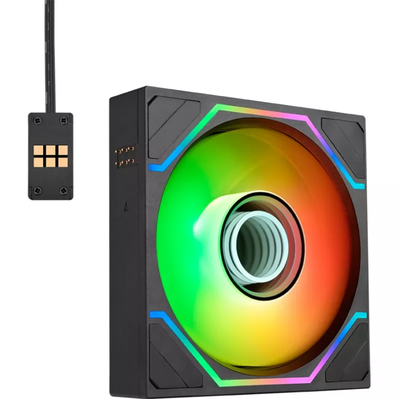 Thermaltake SWAFAN 120 EX INFINITY Black 3-Pack 120mm PWM ARGB ventiliatorius