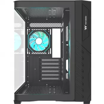 Thermaltake Vision 330 CR ARGB SE Edition Mid Tower korpusas, juodas, 3x grūdinto stiklo plokštės, 3x CT140 ARGB ventiliatoriai