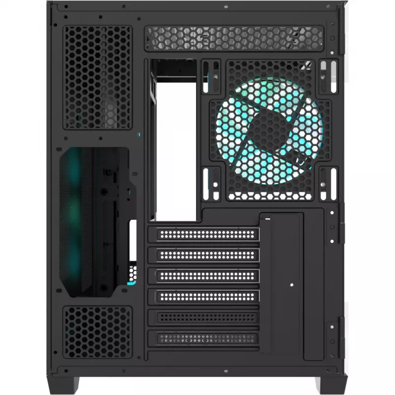Thermaltake Vision 330 CR ARGB SE Edition Mid Tower korpusas, juodas, 3x grūdinto stiklo plokštės, 3x CT140 ARGB ventiliatoriai