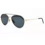 Thom Browne TB109ATGLDBLK Unisex Aviator Sunglasses Titanium Frame Dark Green Lens 53/20/141 mm