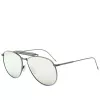 Thom Browne Unisex TB015LTDBLKGR Aviator akiniai 62/15/144 mm