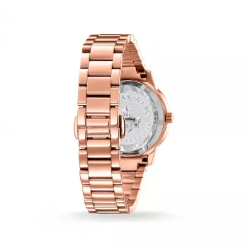 THOMAS SABO Moteriškas laikrodis WA02152652093 33mm Rožinis auksas Nerūdijantis plienas Tinklelis